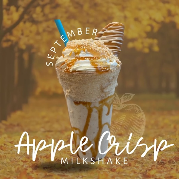 apple crisp milkshake - 1